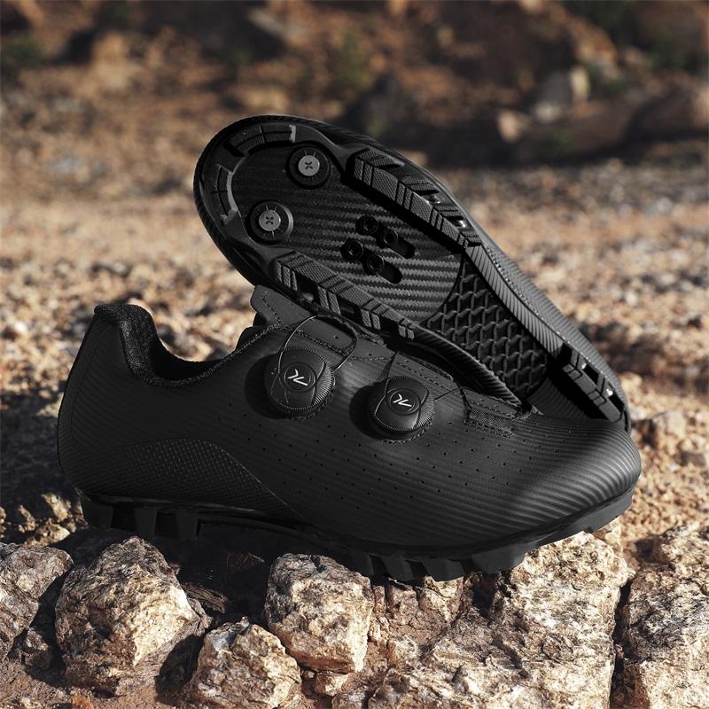 Cycling Shoe MTB Flat Pedal Bicycle Shoes Clit Man Cleats Shoes Bicycle Mountain Bike Shoe Racing Lock Footwear Cycling Sneaker