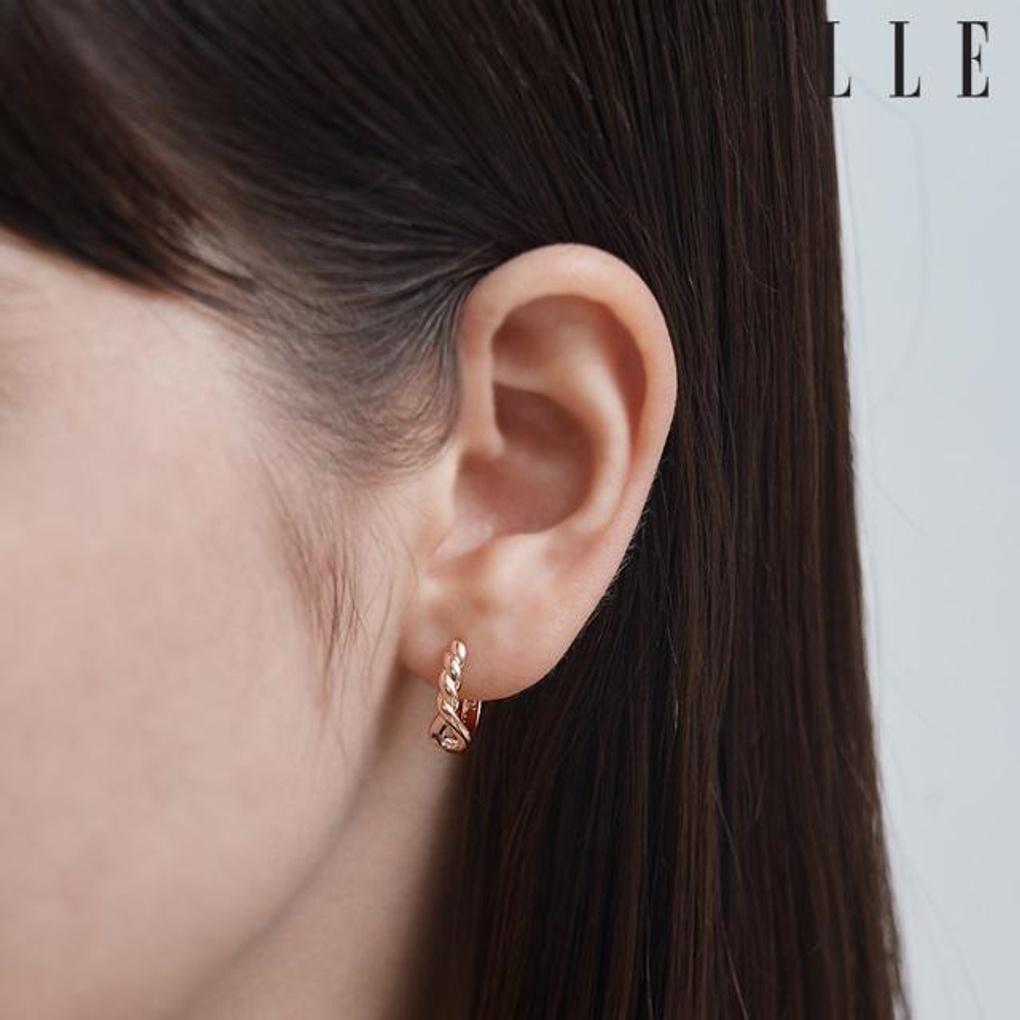 14K Ella Twist Earrings (gold Filled) ELGPEE513