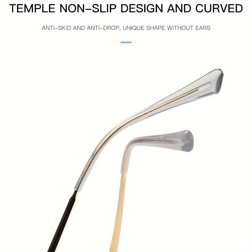 1pcs 1 Pair of New INS Style Metal Half Frame Frame Fashion Design Men and Women Same Style Anti-blue Light Glasses