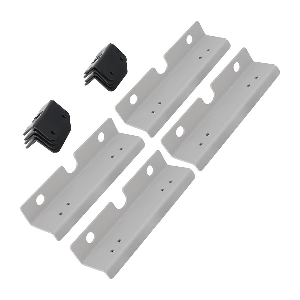 12x Seat Mounting Reinforcement Plates / Brackets For VW T5 T6 2 + 1 Rear Seats