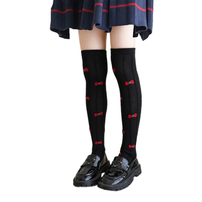 Over Knee Stockings Over Calf Socks Fashion Over Calf Socks Bowknot Children Over Knee Stockings for Girls 3-8 Year