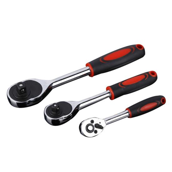24 Teeth Chrome Steel Quick Release High Torque Ratchet Wrench Reparing Tool