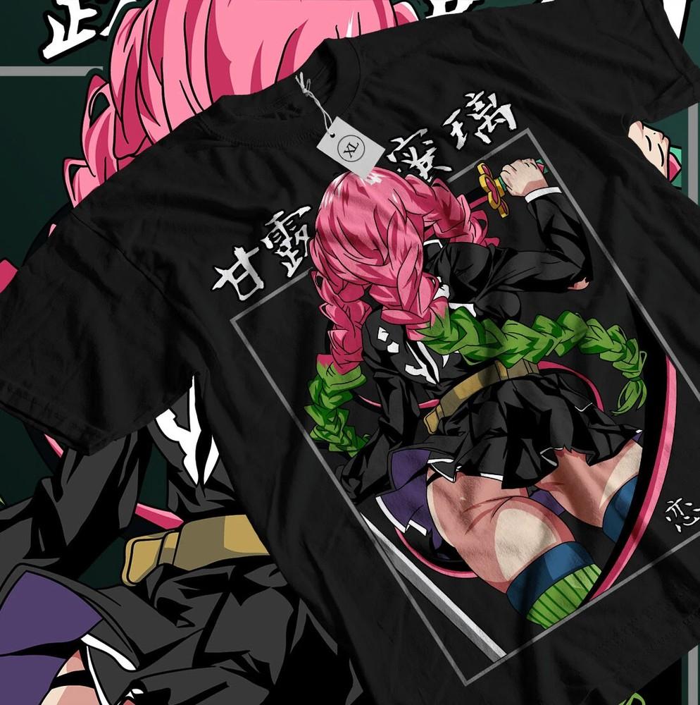 Mitsuri Kanroji Demon Slayer T-Shirt Mitsuri Kawii Anime Nezuko Girl Gift Shirt Unisex T-Shirt XXXL