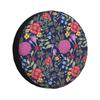 Floral Spare Tire Cover Waterproof Dust-Proof UV Sun Protector for SUV RV Trailer Truck
