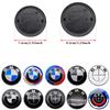 2 Fixed Foot Emblem 74mm 82mm Rear Boot Badges Front Hood Emblem ABS Logo For BMW F10 E64 E63 E60 E52 E83 E46 E92 E90 E93