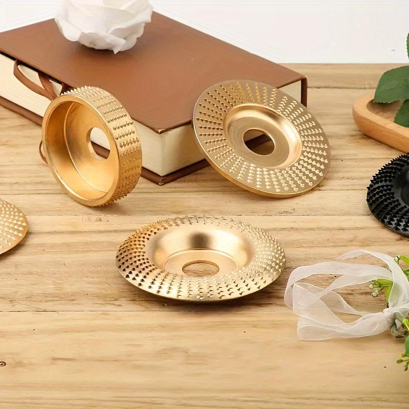 3pcs Wood Carving Discs Set for Grinding Shaping Polishing Premium Durable Woodworking Tools, Alloy Steel Material