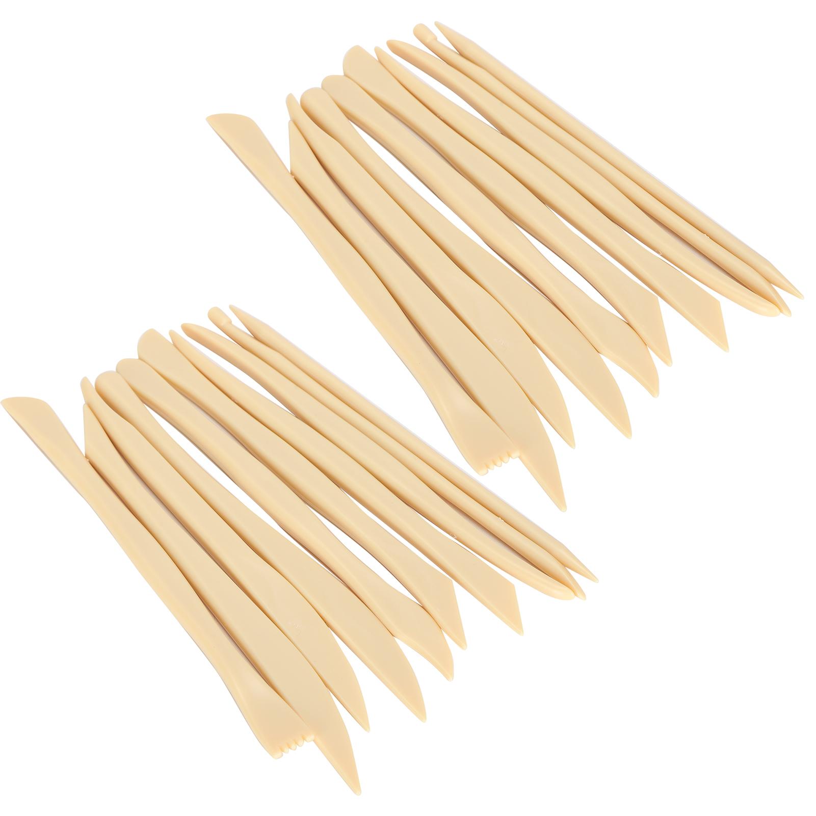 

20 шт. Инструменты для глины Пластиковое моделирование Керамические поделки Набор для ремонта Рукоделие Принадлежности для мягкой глины