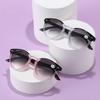 Fashion Round Frame Anti Blue Light Reading Sunglasses Luxury High Definition Computer Presbyopia Eyewear +1.0 To +4.0 Goggle