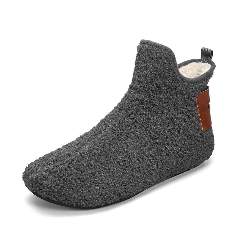 Winter Outdoor Cotton Shoe Men Warm Anti-slip Lightweight Man Comfortable Cotton Loafer Men Winter Warm Shoe