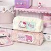 Cinnamoroll And Melody Design Pen Case With Large Capacity For Girls And Students