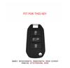 Alloy Car Key Case Cover Protector  Leather Key Holder Keychain Shell For Peugeot 208 2008 301 308 3008 Rcz 508 408 2008 307