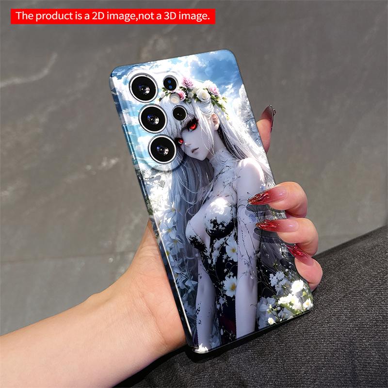 2DFlat Samsung phone case Floral Goddess in Sunlit Garden Applicable to Galaxy S22 S23 S24 S25ULTRA S26 A12 A13 A14 A15 A16