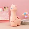 Alpaca Small Table Lamp LED Soft Light Adjustable Brightness USB Powered Folding Design Portable Desk Lamp with Pen Holder