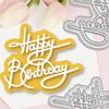 Happy Birthday Metal Cutting Dies Scrapbooking Stencil Die Cuts Card Embossing DIY Photo Album Template Mold Decoration