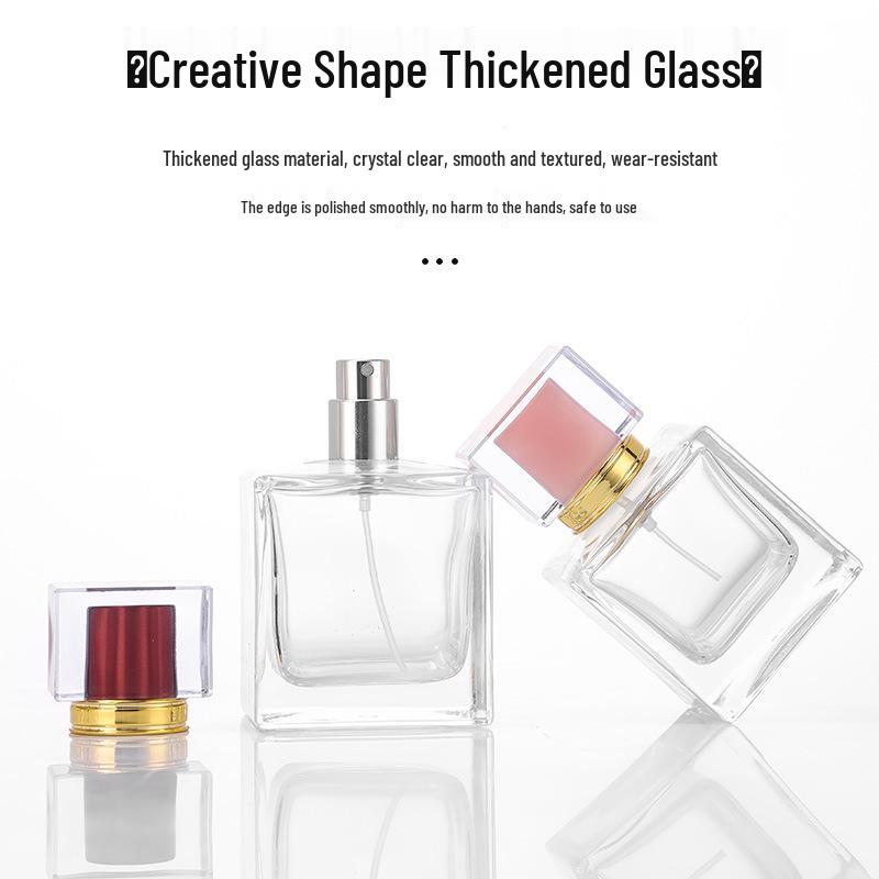 Thick-Bottom Perfume Spray Bottle - Snap-On Glass Sample