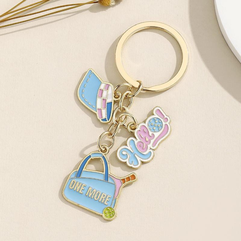 

Pickleball Bag Tag Keyring Selling English Pickball Pendant For Party Hoilday Handbag Birthday Gift Car Keychain Accessories A5