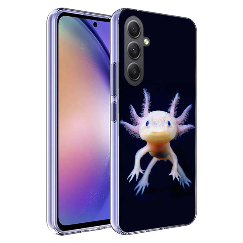 Smiling Salamander Phone Case for Samsung A17 A37 A57 A07 A16 A26 A36 A56 A06 A02S A12 A22 A32 A52S A04S A14 A24 A34 A54 A03 A13