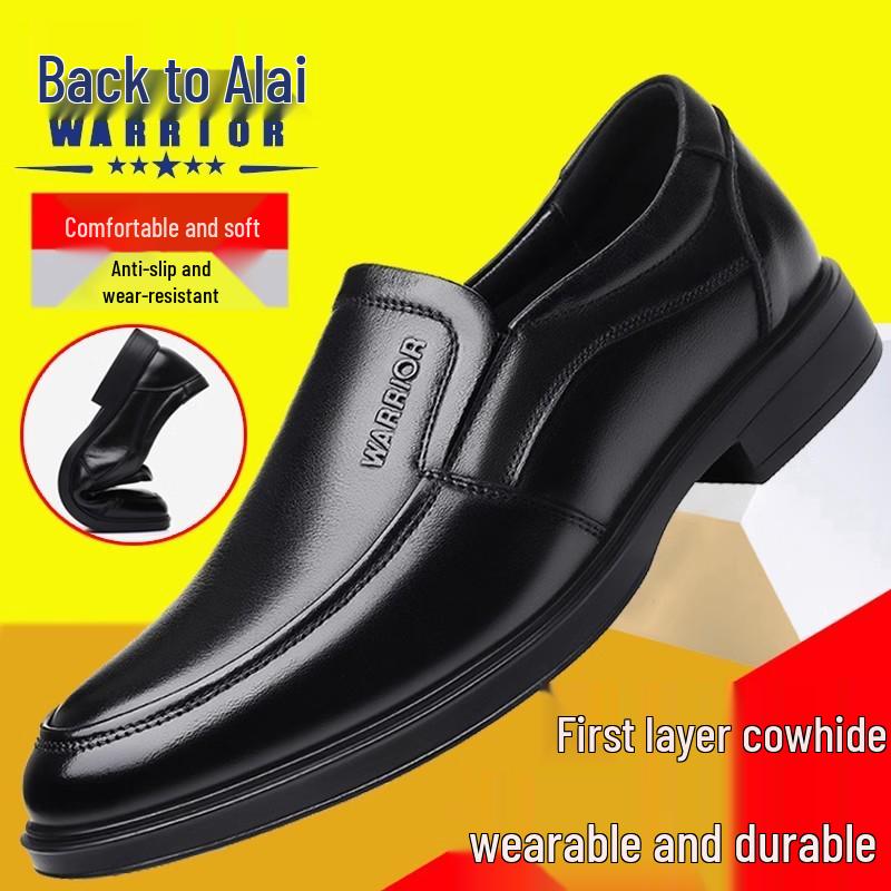 

Men s 2025 Spring & Autumn Leather Pointed Toe Formal Shoes - British Korean Style for Business, Wedding, or Groom. 44