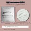 Eyebrow Pomade and Brush Set Waterproof Long-Lasting Smudge-Proof Brown Brow Gel Cream 3D Natural Feathered Wild Eyebrow Makeup for Women