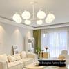 Nordic Modern Minimalist Chandelier: Cream Style for Living, Dining, Bedroom, or Hall.