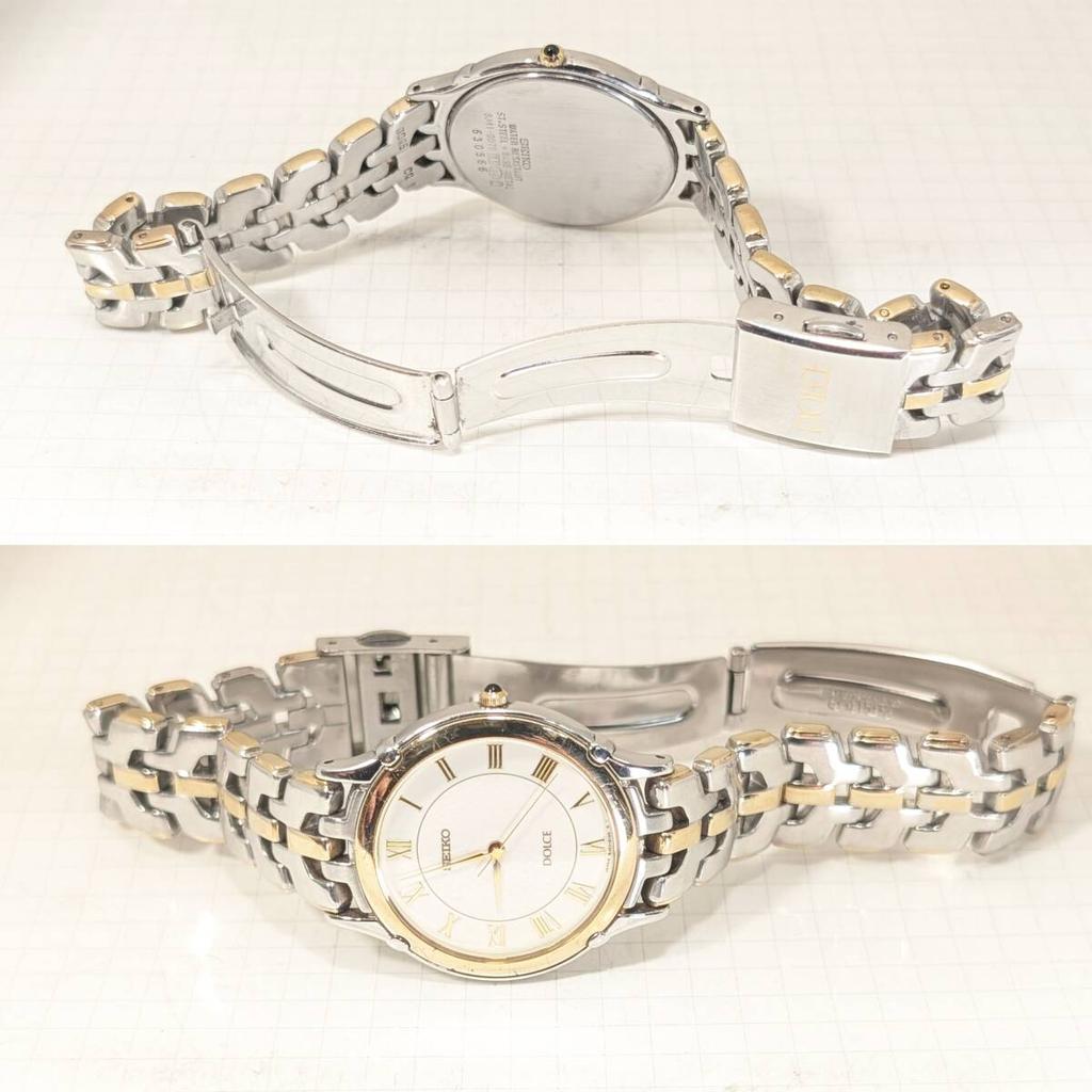 SEIKO Dolce Battery Working Men's Watch, Replaced, Condition, U-28