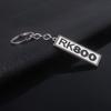Keychain Pendant Zinc Alloy Durable Letter Dog Plate Charm Keyring Doors Backpacks Handbags Pendant Key Accessory
