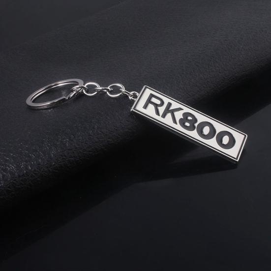 Keychain Pendant Zinc Alloy Durable Letter Dog Plate Charm Keyring Doors Backpacks Handbags Pendant Key Accessory