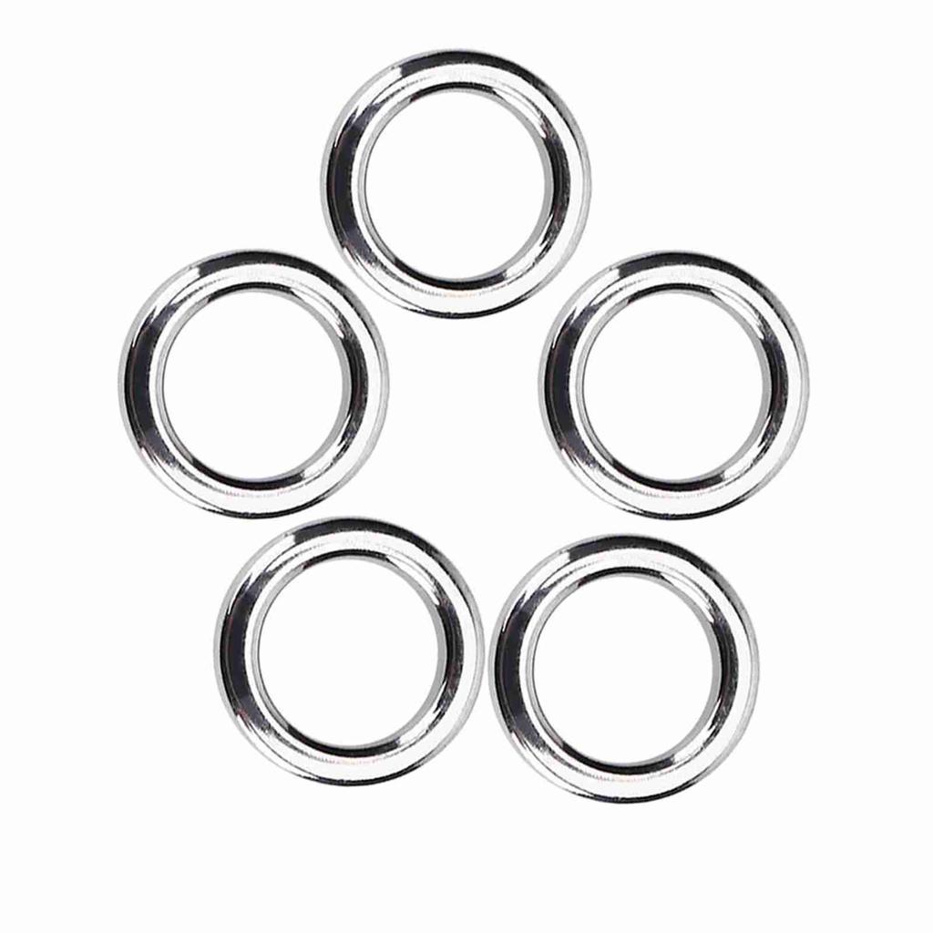 5 Sizes 50Pcs set Stainless Steel Fishing Split Rings Lure Bait Connector Accessory