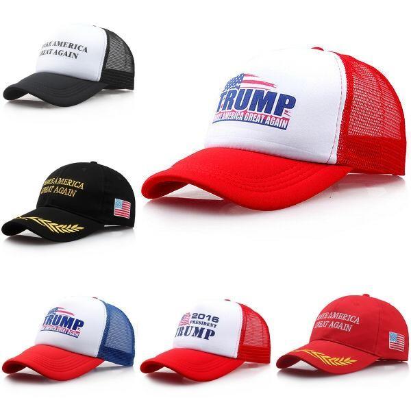 Printing Letter Hat Donald Trump Republican Adjustable Mesh Cap Fashion Gift