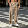 Pantalones Deportivos Casuales para Hombre, Rectos Holgados con Botón, Tallas Grandes, Pantalones de Otoño