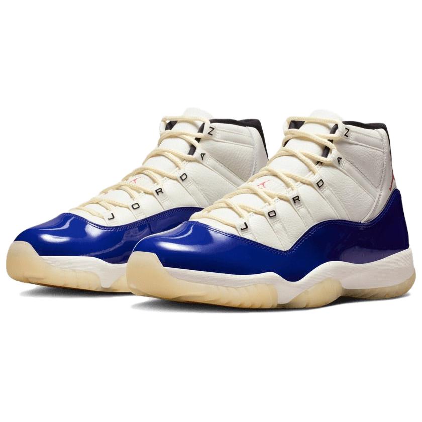 Air Jordan 11 Retro Rare Air Men Sneakers Blue Deep-Royal-Blue Fire-Red IH0296-400