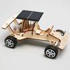 Solar Racing Car Exploration Vehicle Children's Diy Hand-Assembled Model Diy 3d Wooden Puzzle Scien And Education Toys