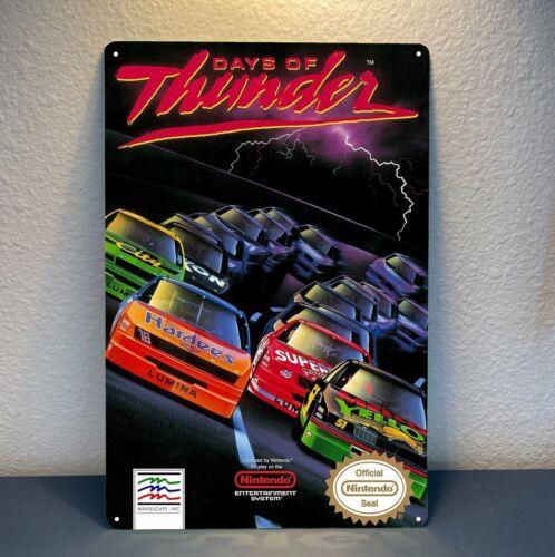 Days Of Thunder Nes Retro Video Game Metal Poster Tin Sign 2030cm 20x30cm（7.8x11.8inch）