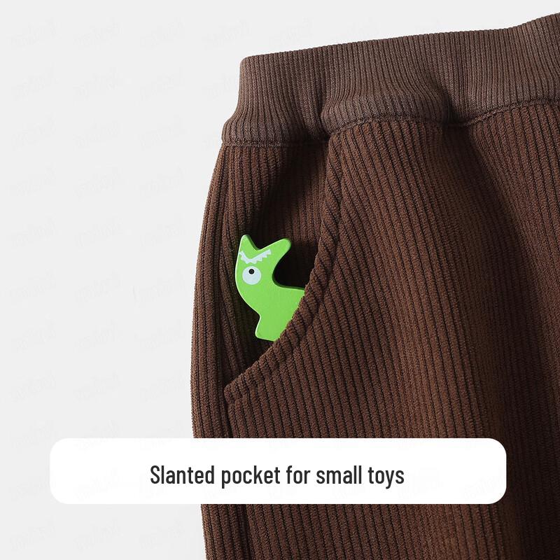 MQDMINI Boys' Fleece-Lined Harem Pants