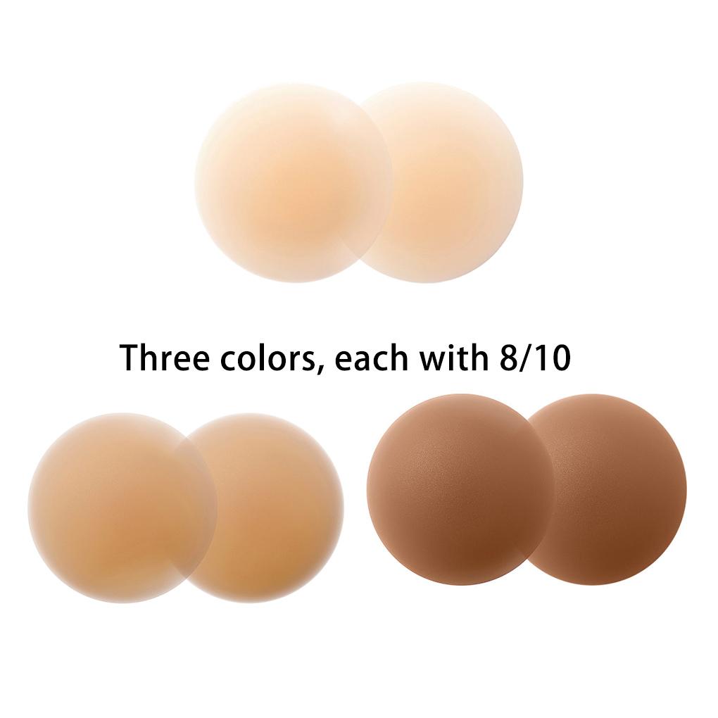Reusable Invisible Lifting Up Cover Self-Adhesive Breast Petals Skin Color Chest Pad Mat Stickers Lingerie