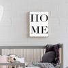 Modern Minimalism Home Wall Decor Painting Letter Sweet Home Black White Wall Art Poster and Print Family Living Room Decor Pict No Frame