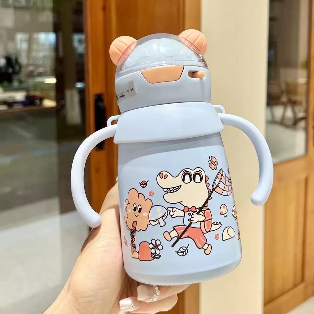 Childrens Insulated Sippy Cup With Straw And Handle For Kids And Babies