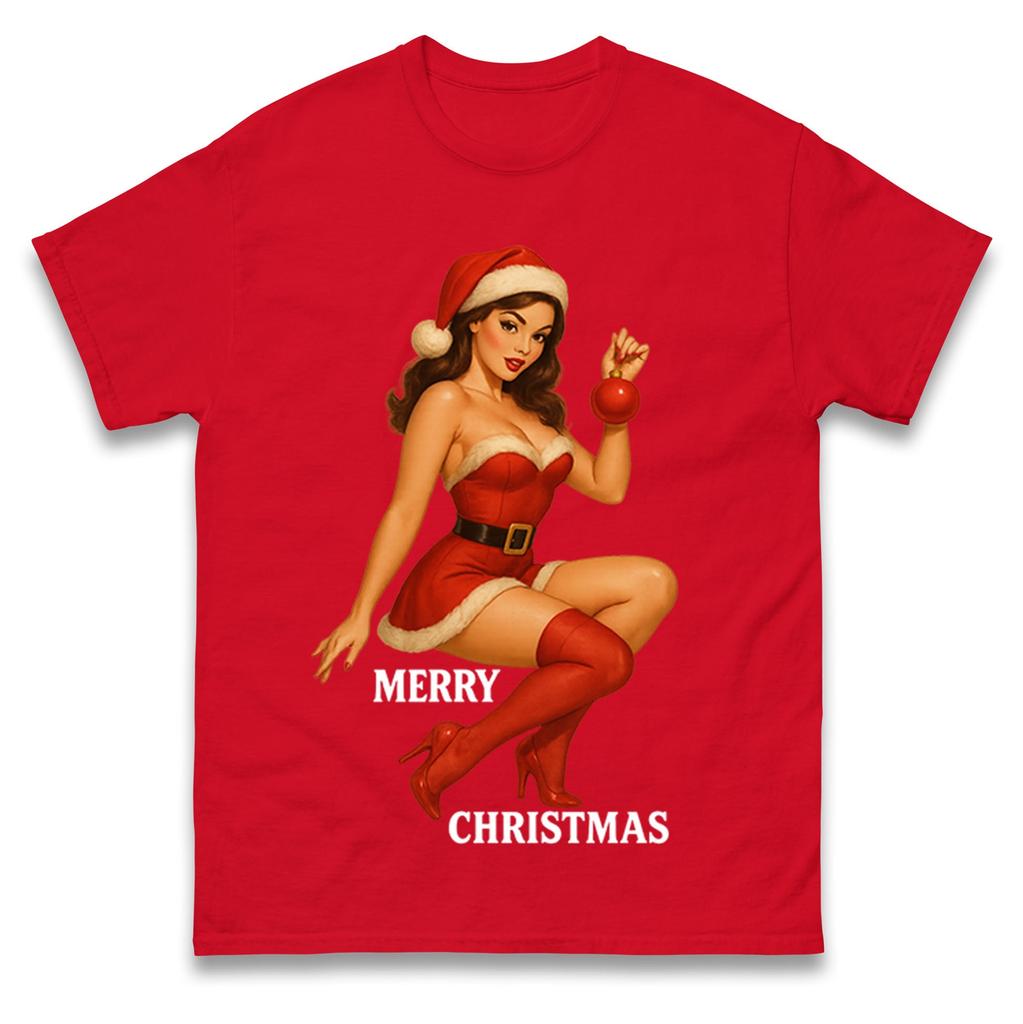 Merry Christmas Sexy Christmas T Shirt Tshirt Mens Womens Unisex Tops Tees