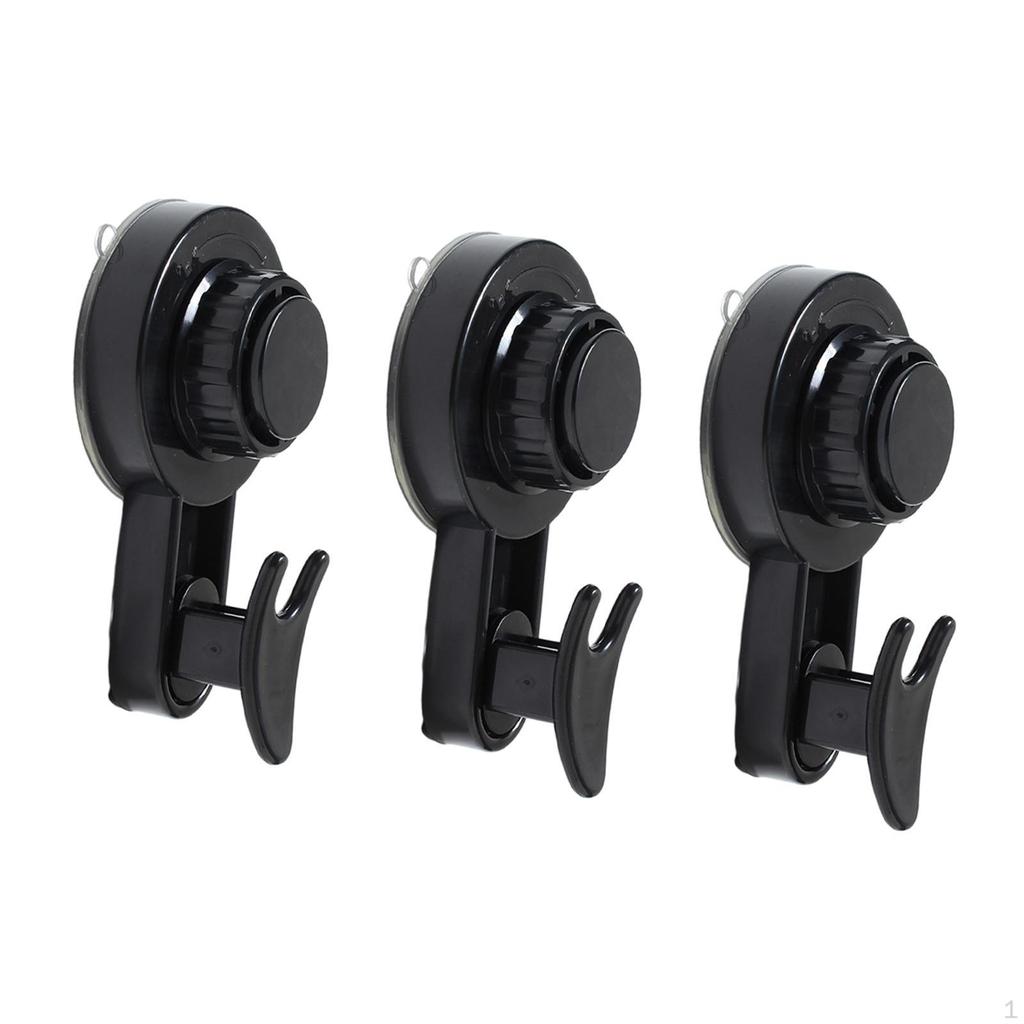Powerful Suction Cup Hooks for Bathroom and Kitchen Organization