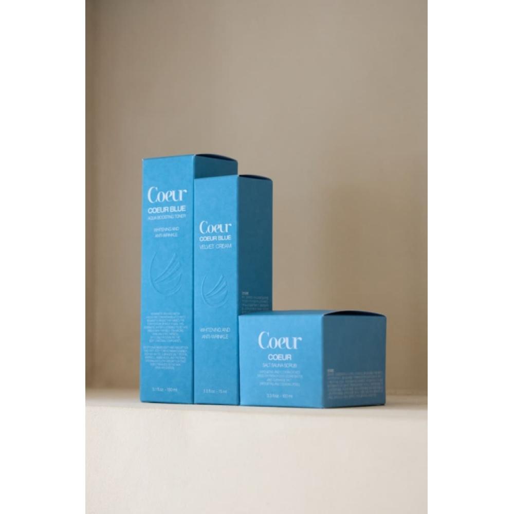 Coeur Cool Blue Salt Sauna Scrub 100ml