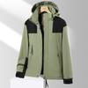 Winter Thickened Cotton-padded Clothes Men and Women Contrasting Color Warm Mountaineering Clothes New Couples Outdoor Graphene Jacket