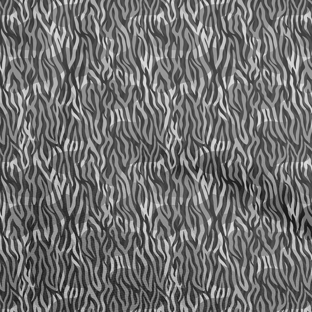 oneOone Cotton Flex Gray Fabric Abstract Sewing Material Print Fabric By The Yard 40 Inch