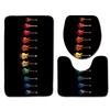 Bathroom Floor Mat Bathroom Mat Toilet Three-Piece Set