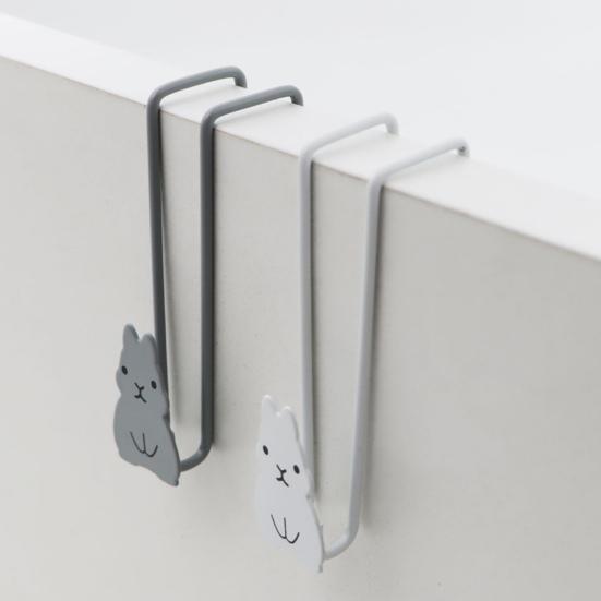 Yousheng Över Dörren Järnkrokar Rustik Kanin Skåpdörrkrok för Kök Badrum Ingen Borrinstallation Multifunktionella Hängkrokar