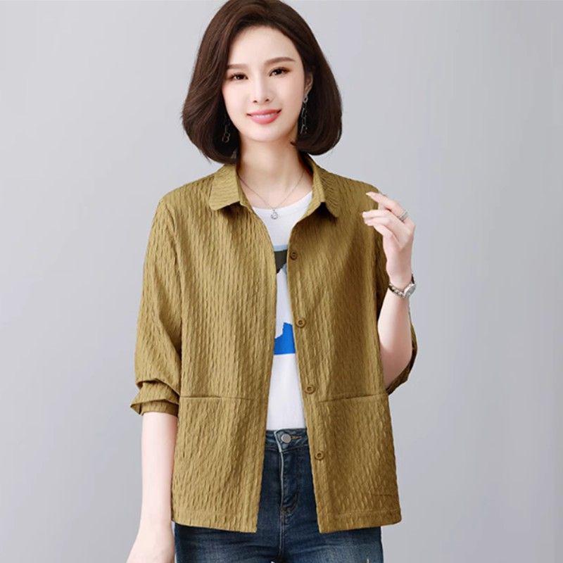 Stylish Casual Women's Long-Sleeve Short Jacket - Slimming Fit, Spring/Autumn 2026