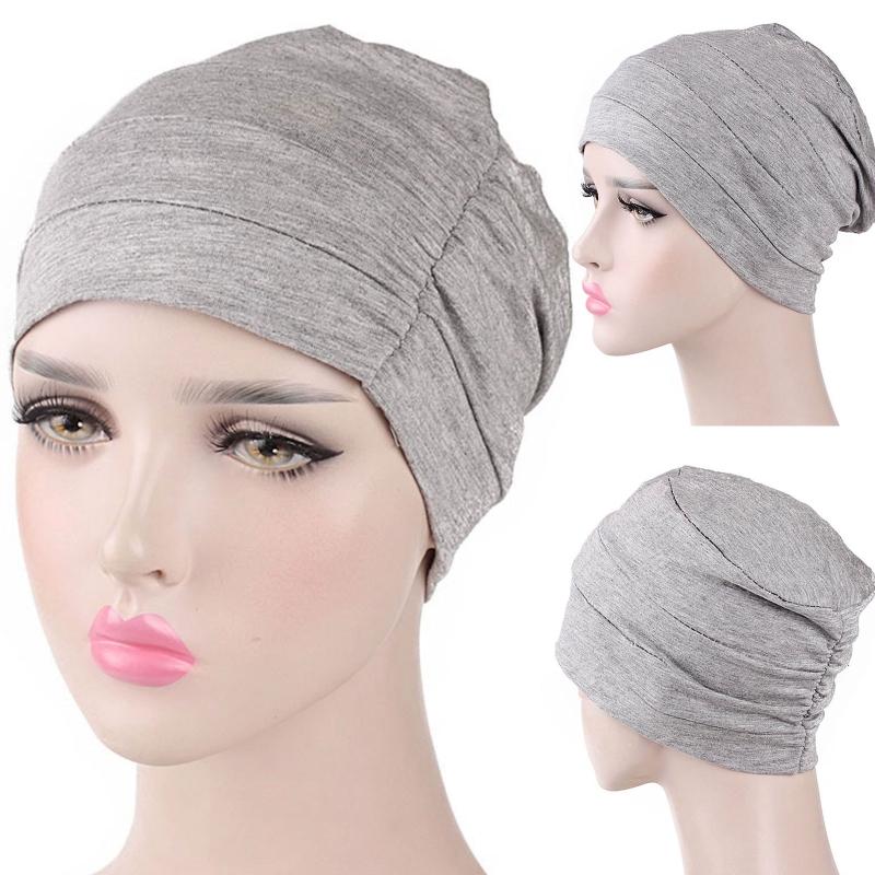 Chemo Hats For Women Cancer Headwear Cap  Turban Hat Liner Under Hat Comfy Chemo Cap Sleep Turban Hat Liner