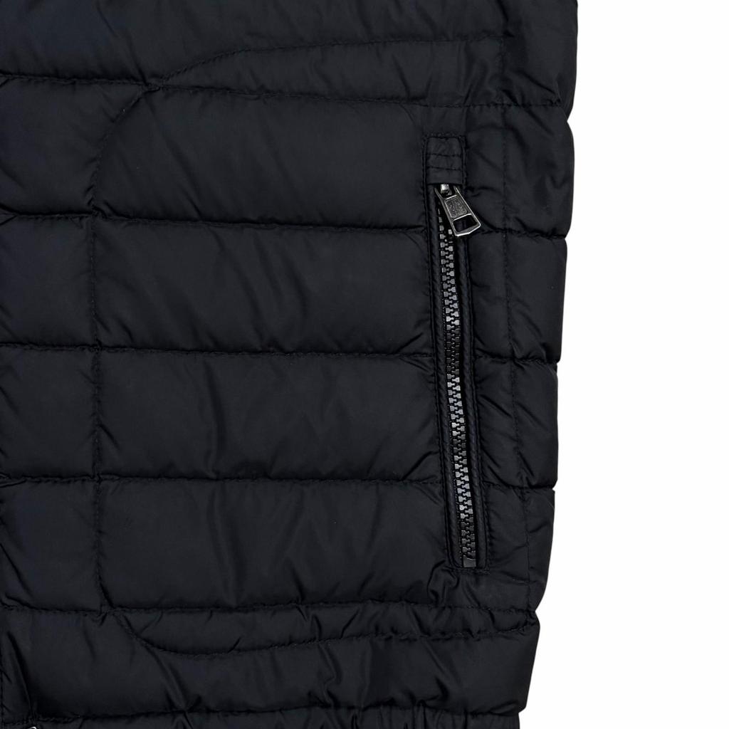 Moncler Down Knit Jacket Black Men's Size M Model H20919B50700A9341