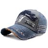 Unisex Baseball Vintage Cap Men Women Adjustable Denim Distressed Hat Trucker