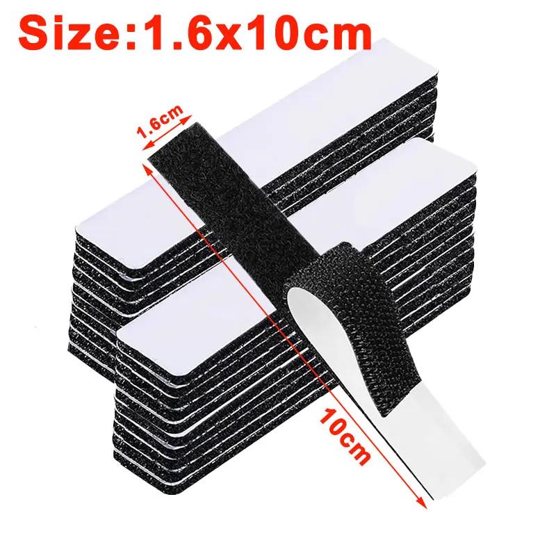 16/20/30/50mm Hook and Loop Strips Strong Back Adhesive Fastener Mounting Tape Sticky Dot for Carpet Anti Slip Pad Fixed 5-30Set
