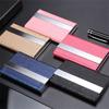 Magnetic Buckle Name Card Holder Stainless Steel ID Case Wallet Business Card Case  Office Supplies